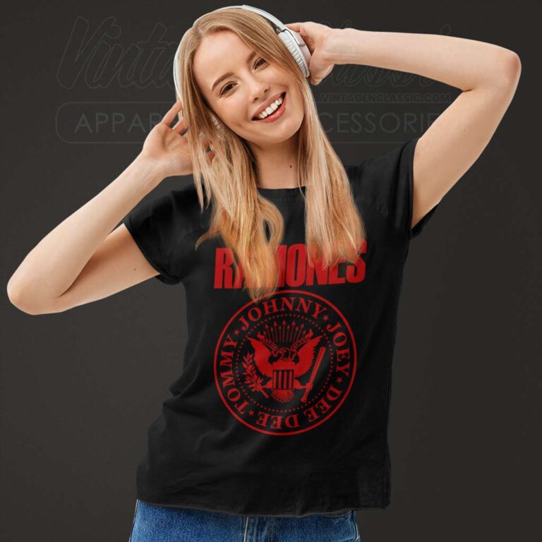 Ramones Mania American Women TShirt Ramones Mania American Women TShirt