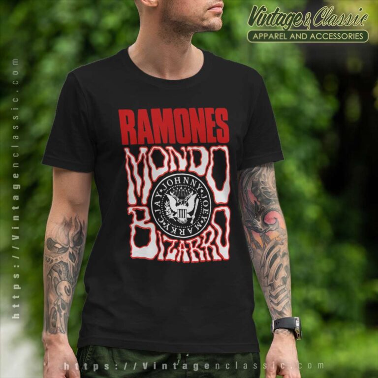 Ramones Mondo Bizarro T Shirt 1 Ramones Mondo Bizarro T Shirt 1