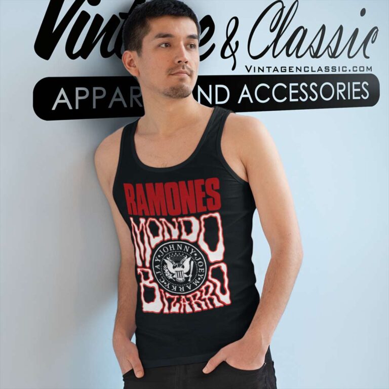 Ramones Mondo Bizarro Tank Top Racerback 1 Ramones Mondo Bizarro Tank Top Racerback 1