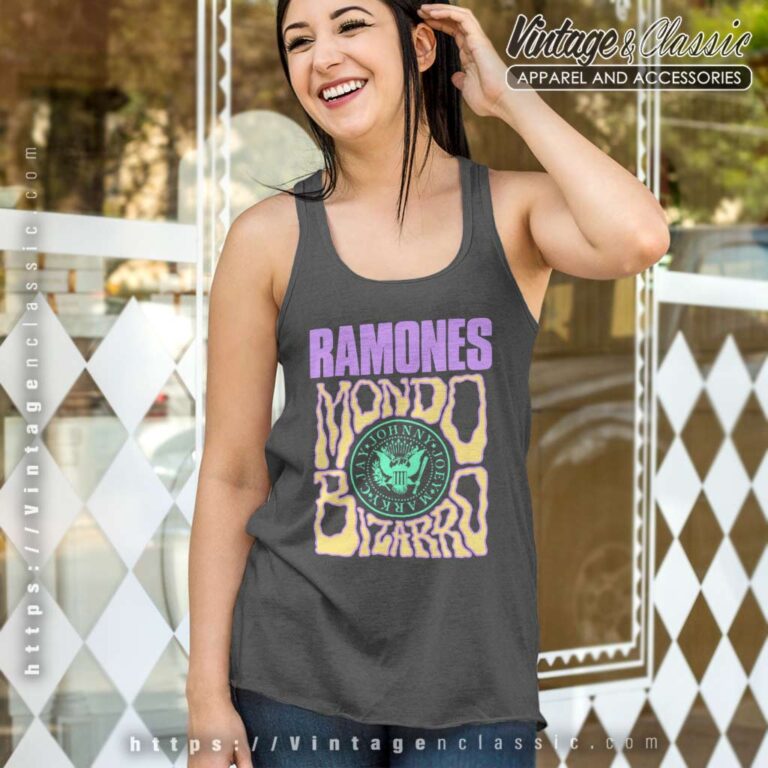 Ramones Mondo Bizarro Tank Top Racerback Ramones Mondo Bizarro Tank Top Racerback