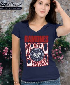 Ramones Mondo Bizarro V Neck TShirt 1