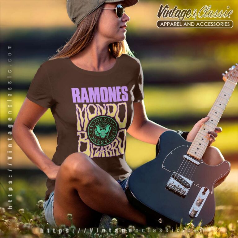 Ramones Mondo Bizarro Women TShirt Ramones Mondo Bizarro Women TShirt