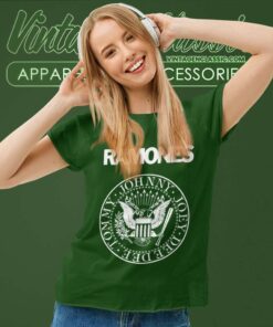 Ramones Presidential Seal Baseball Women TShirt