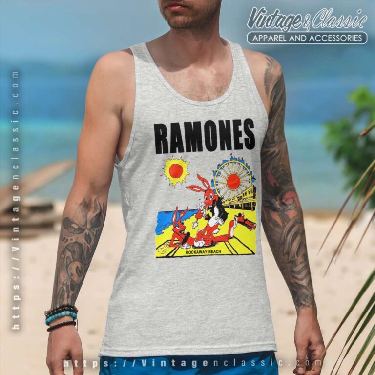 Ramones Rockaway Beach Summer Tank Top Racerback Ramones Rockaway Beach Summer Tank Top Racerback