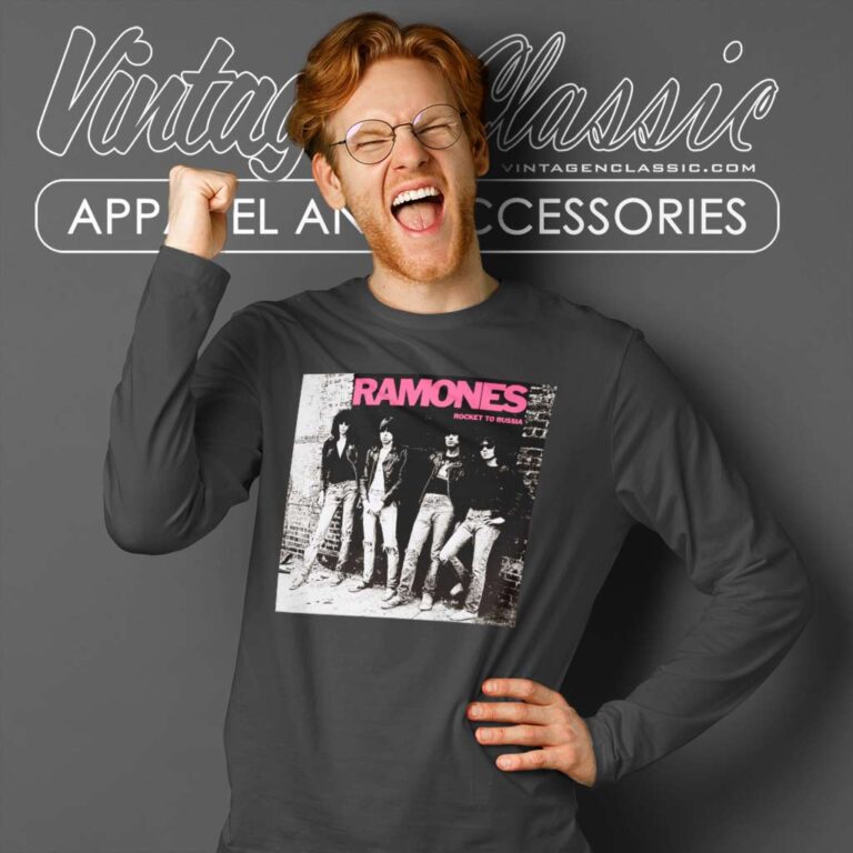 Ramones Rocket To Russia Long Sleeve Tee 1 Ramones Rocket To Russia Long Sleeve Tee 1