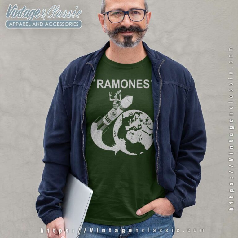 Ramones Rocket To Russia Long Sleeve Tee Ramones Rocket To Russia Long Sleeve Tee