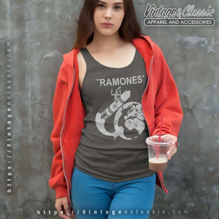 Ramones Rocket To Russia Tank Top Racerback Ramones Rocket To Russia Tank Top Racerback