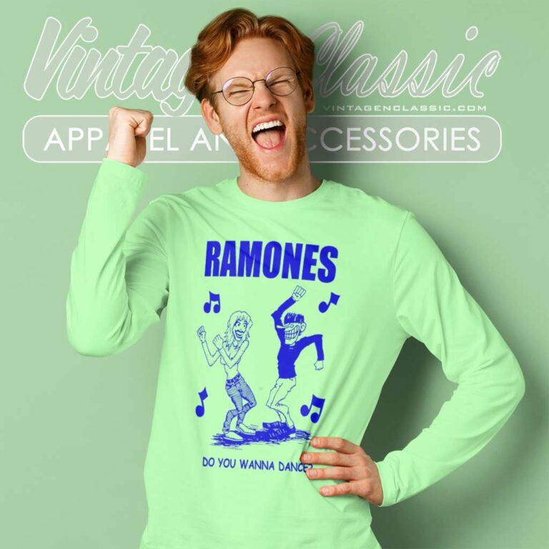 Ramones Shirt Do You Wanna Dance Long Sleeve Tee Ramones Shirt Do You Wanna Dance Long Sleeve Tee