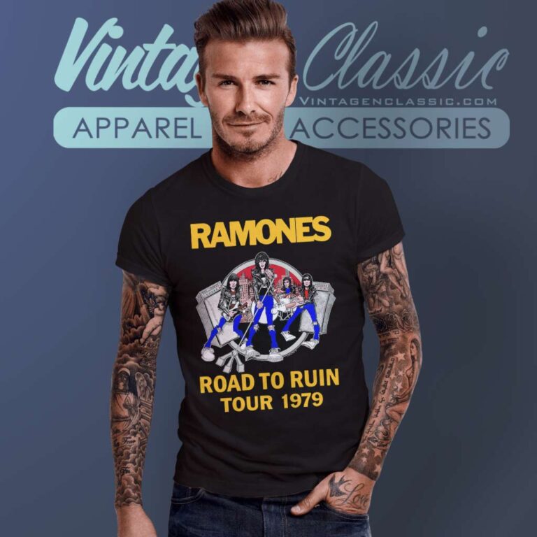 Ramones Shirt Road To Ruin Tour 1979 T Shirt Ramones Shirt Road To Ruin Tour 1979 T Shirt