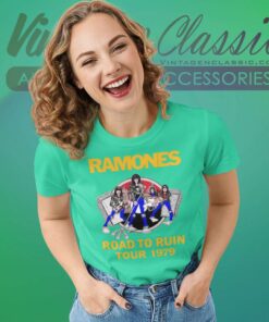 Ramones Shirt Road To Ruin Tour 1979 Women TShirt