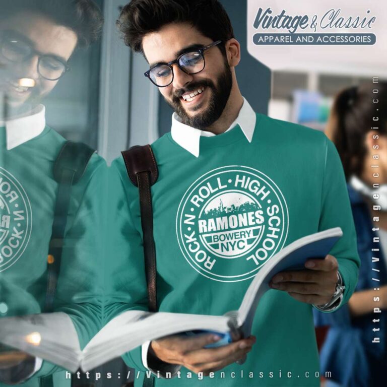 Ramones Shirt Rock N Roll High School Bowery Nyc Sweatshirt Ramones Shirt Rock N Roll High School Bowery Nyc Sweatshirt