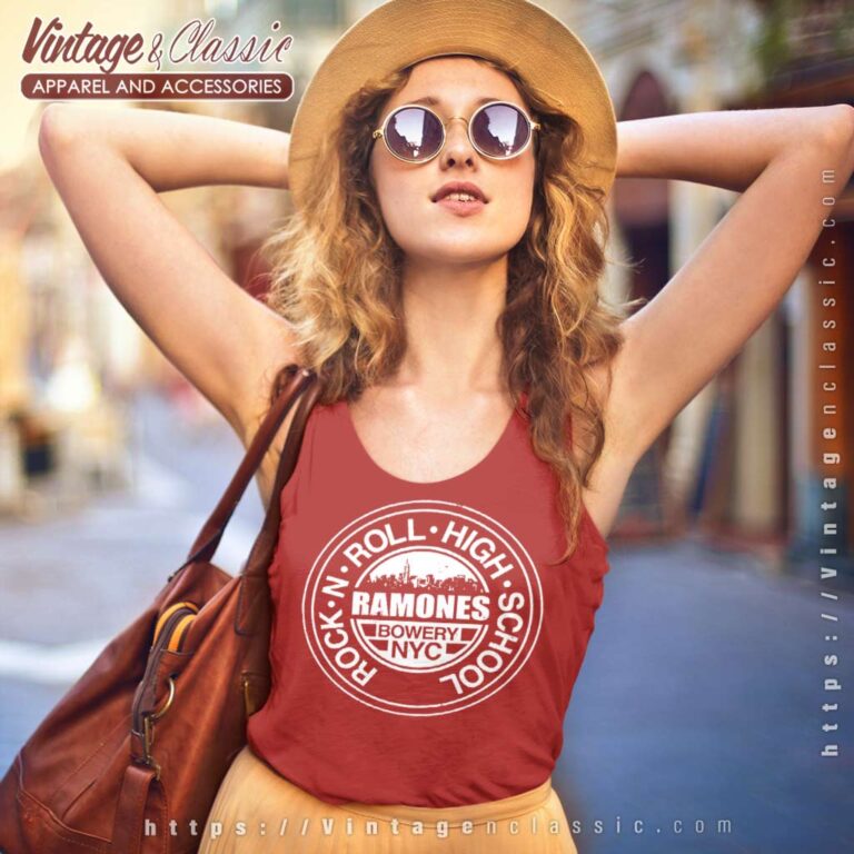 Ramones Shirt Rock N Roll High School Bowery Nyc Tank Top Racerback Ramones Shirt Rock N Roll High School Bowery Nyc Tank Top Racerback