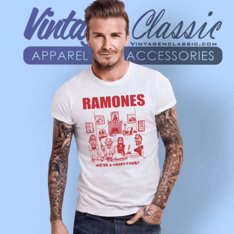 Ramones Shirt We Re A Happy Family Tour T Shirt Ramones Shirt We Re A Happy Family Tour T Shirt