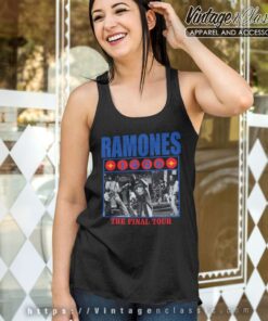 Ramones The Final Tour Tank Top Racerback