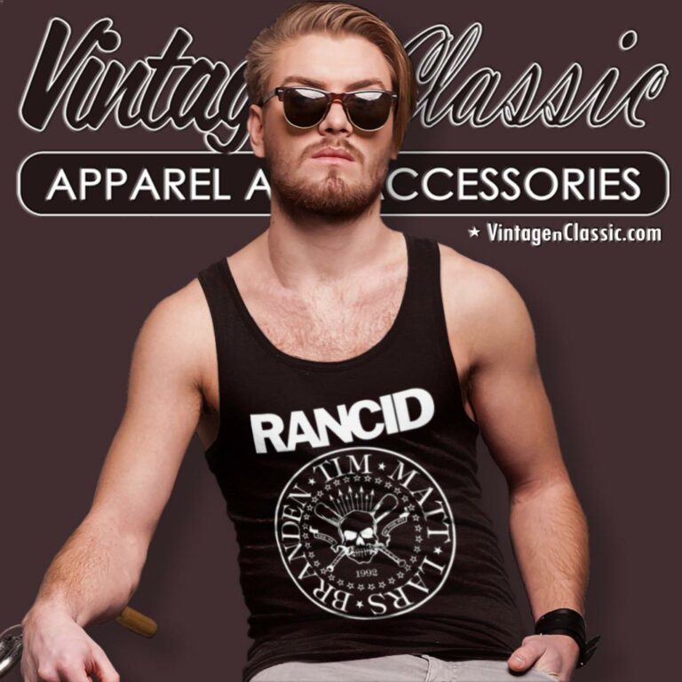 Rancid Crest Logo Tank Top Racerback Rancid Crest Logo Tank Top Racerback