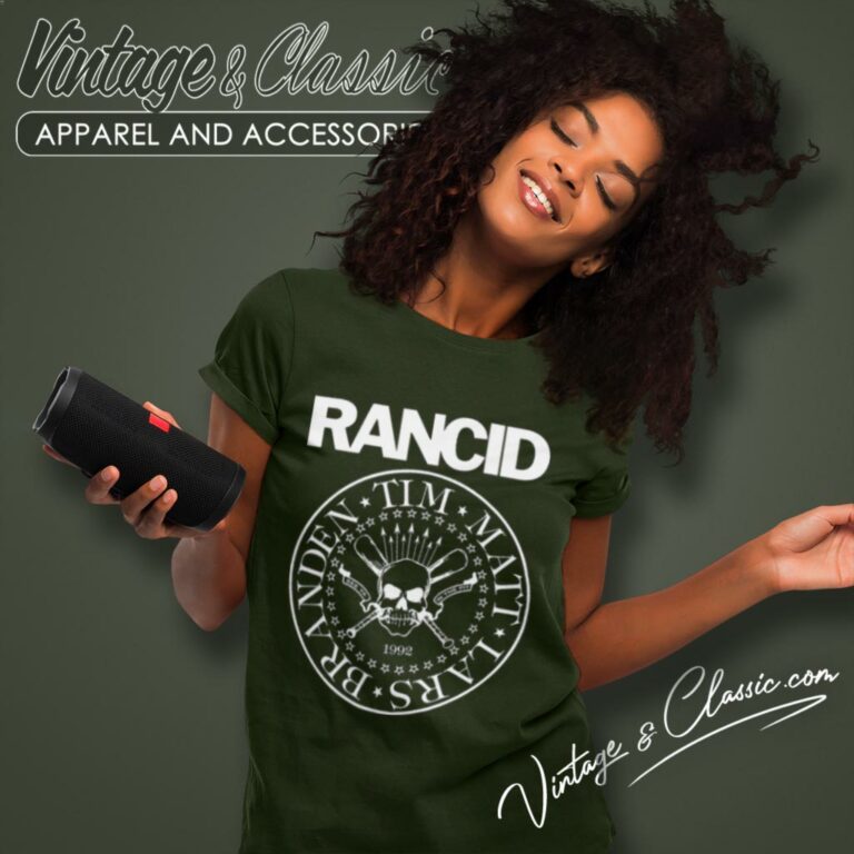 Rancid Crest Logo Women T Shirt Rancid Crest Logo Women T Shirt