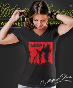 Rancid Indestructible V Neck TShirt