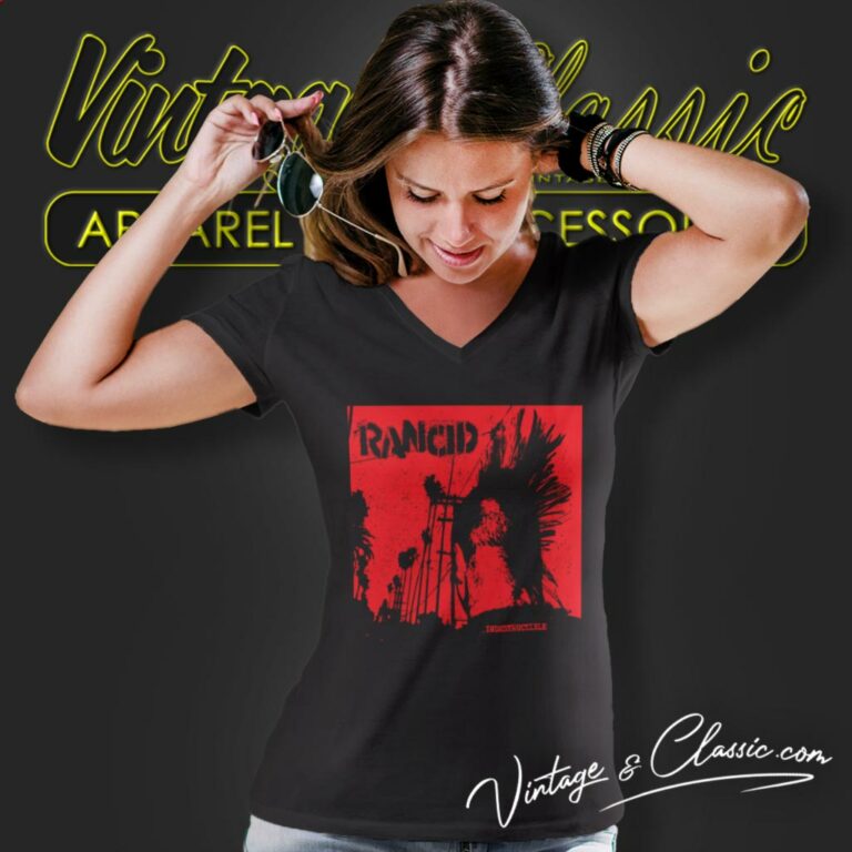 Rancid Indestructible V Neck TShirt Rancid Indestructible V Neck TShirt