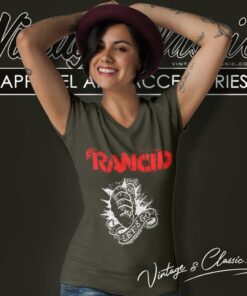 Rancid Lets Go V Neck TShirt