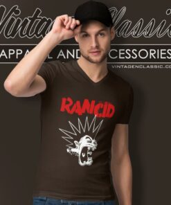 Rancid Screaming V Neck TShirt