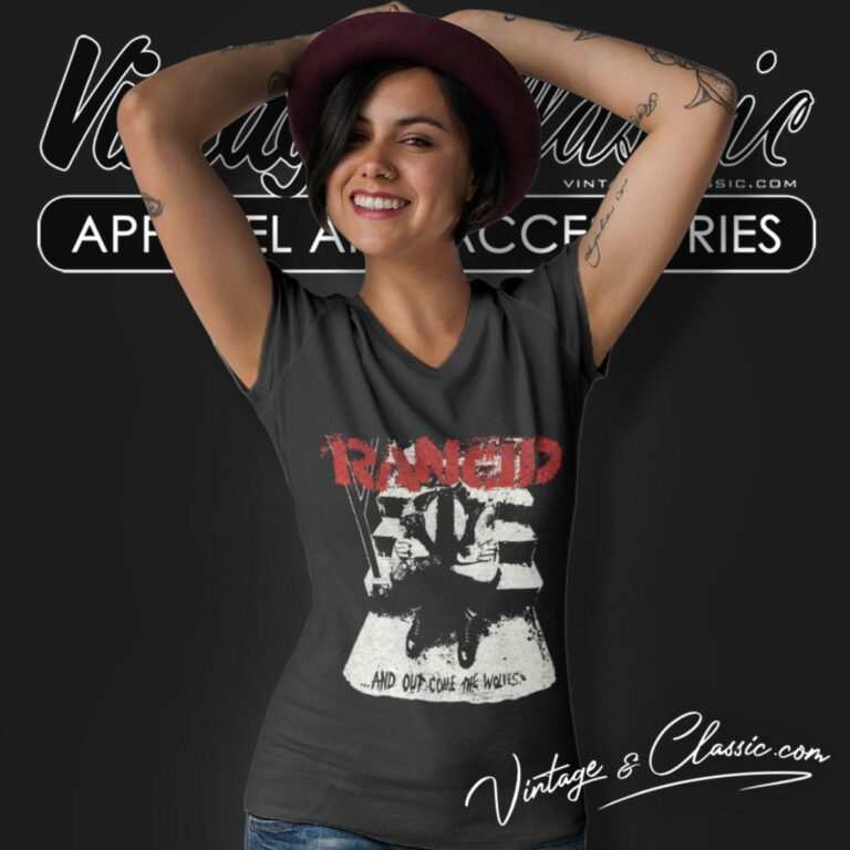 Rancid Shirt And Out Come The Wolves V Neck TShirt Rancid Shirt And Out Come The Wolves V Neck TShirt