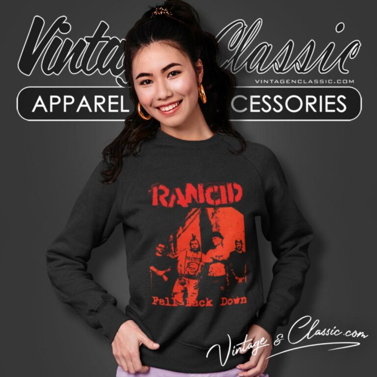 Rancid Shirt Fall Back Down Sweatshirt Rancid Shirt Fall Back Down Sweatshirt