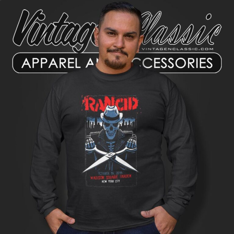 Rancid Shirt Live At Msg Ny Long Sleeve Tee Rancid Shirt Live At Msg Ny Long Sleeve Tee