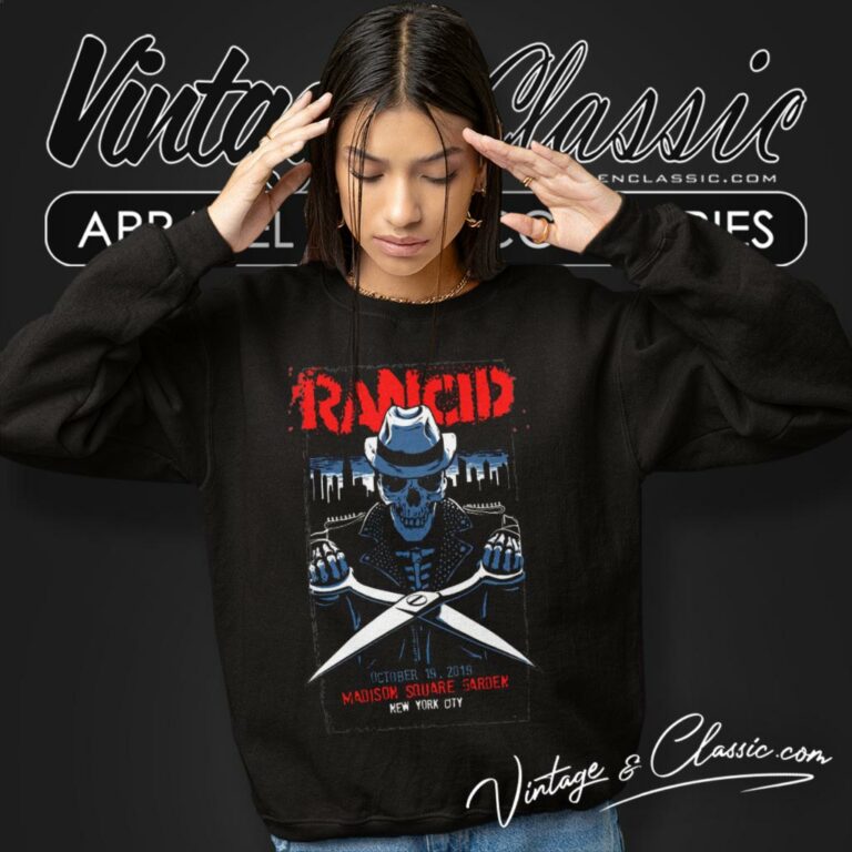 Rancid Shirt Live At Msg Ny Sweatshirt Rancid Shirt Live At Msg Ny Sweatshirt