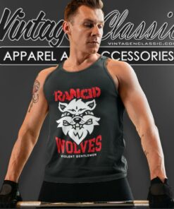 Rancid Shirt Violent Gentlemen Wolves Tank Top Racerback