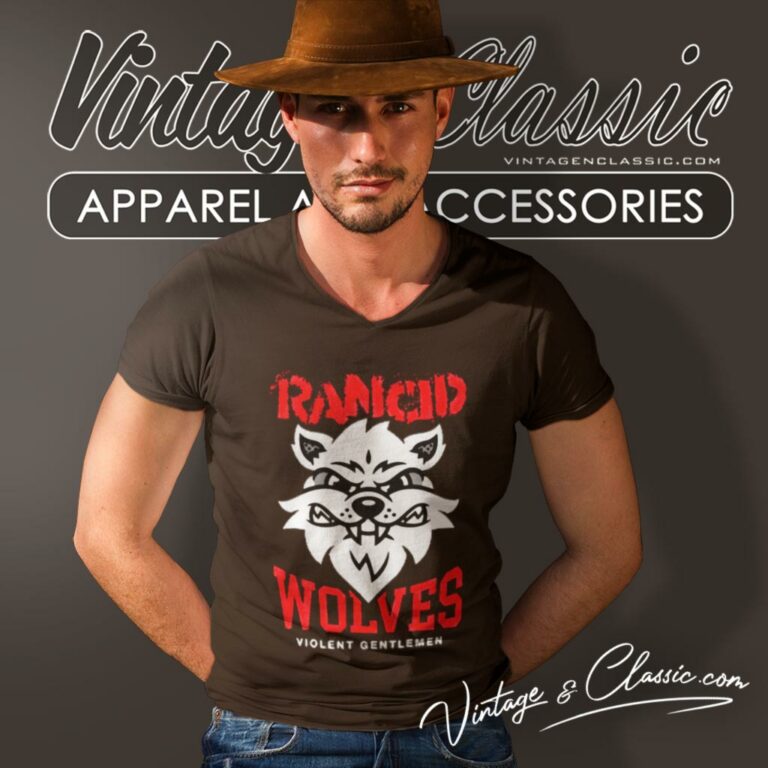 Rancid Shirt Violent Gentlemen Wolves V Neck TShirt Rancid Shirt Violent Gentlemen Wolves V Neck TShirt