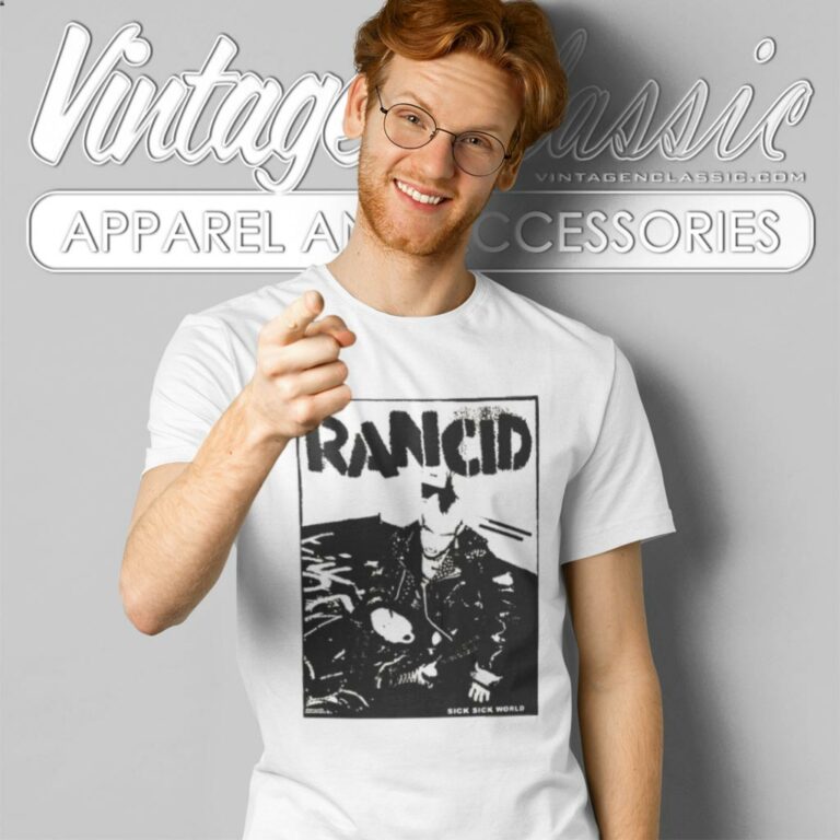 Rancid Sick Sick World T Shirt Rancid Sick Sick World T Shirt