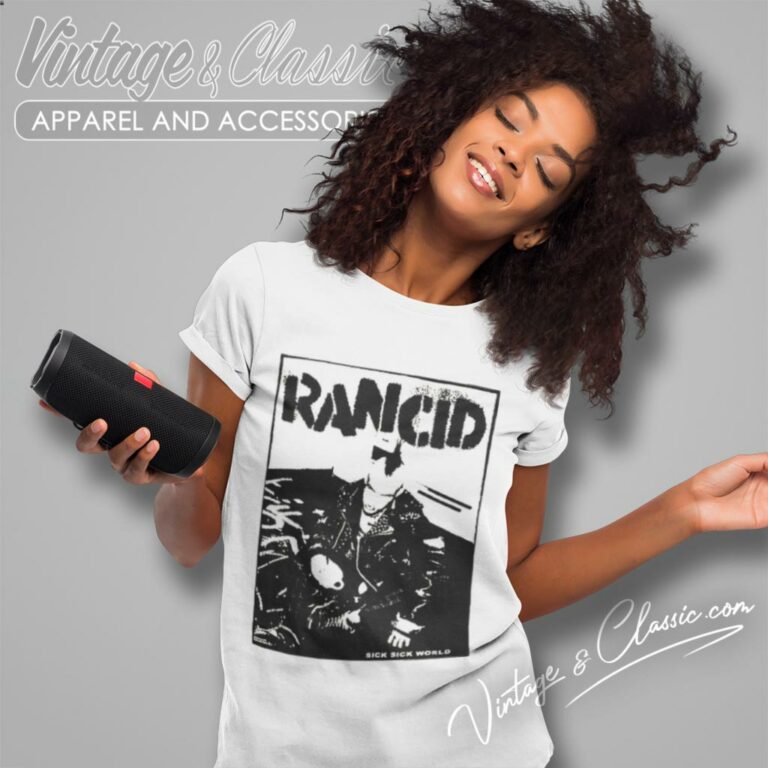 Rancid Sick Sick World Women T Shirt Rancid Sick Sick World Women T Shirt