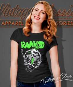 Rancid Skele Tim Guitar Women T Shirt
