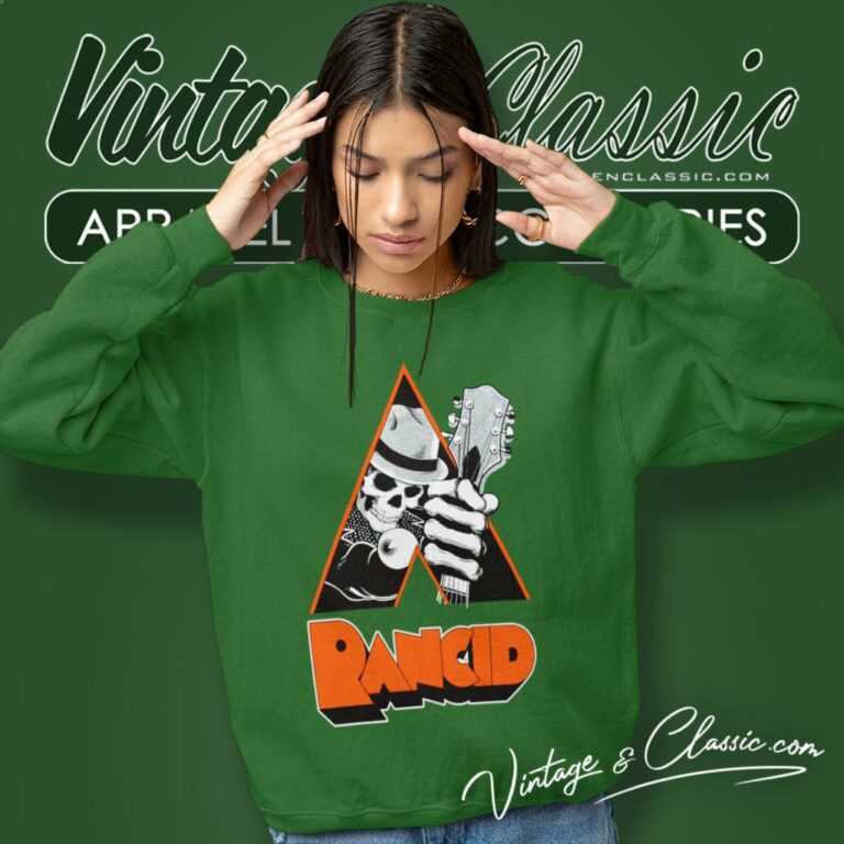 Rancid Skull Guitar Sweatshirt Rancid Skull Guitar Sweatshirt