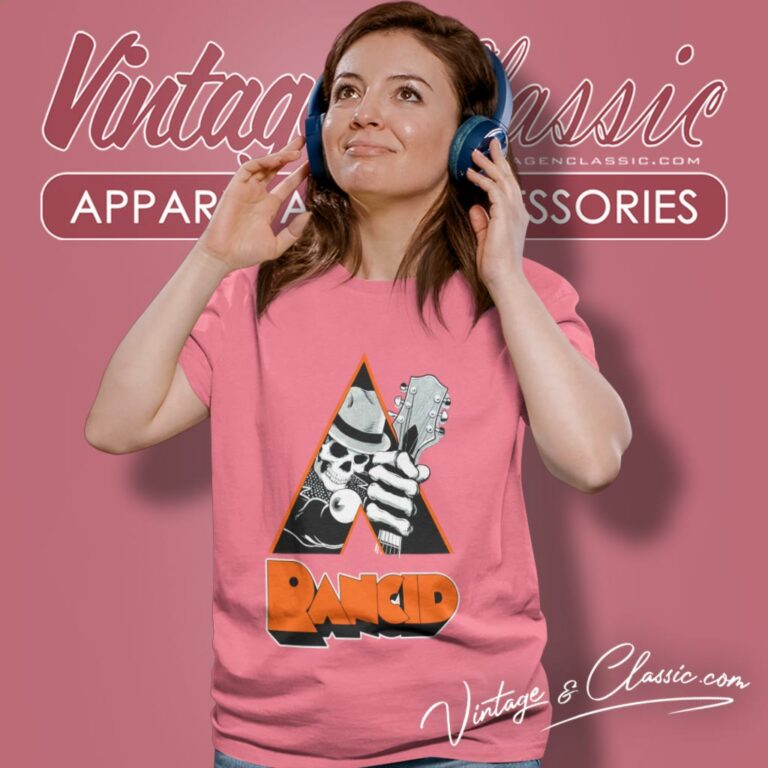 Rancid Skull Guitar Women T Shirt Rancid Skull Guitar Women T Shirt