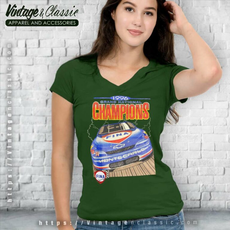 Randy Lajoie Nascar Busch Grand National V Neck TShirt 1 Randy Lajoie Nascar Busch Grand National V Neck TShirt 1