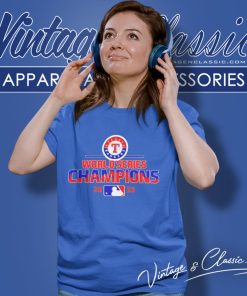 Texas Rangers 2023 World Series Champions Women T Shirt