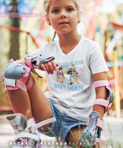 Rap Bluey Dad Bandit And Bingo 80s Theme kids Vneck