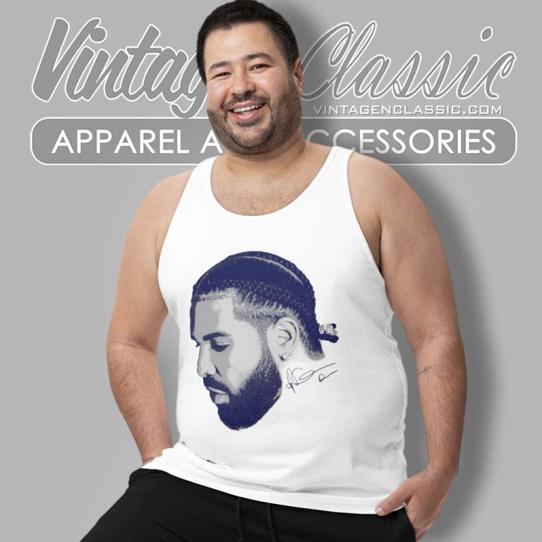 Rapper Drake Jumbo Face Rare Hip Hop Signature Tank Top Racerback Rapper Drake Jumbo Face Rare Hip Hop Signature Tank Top Racerback