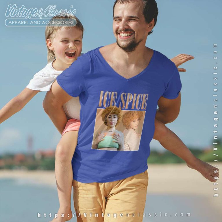 Rapper Ice Spice Merch For Fan V Neck TShirt Rapper Ice Spice Merch For Fan V Neck TShirt