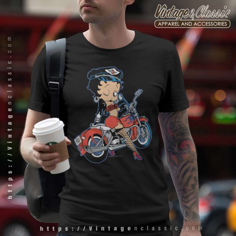 Rare 90s Betty Boop Vintage Motorcycle T Shirt Rare 90s Betty Boop Vintage Motorcycle T Shirt