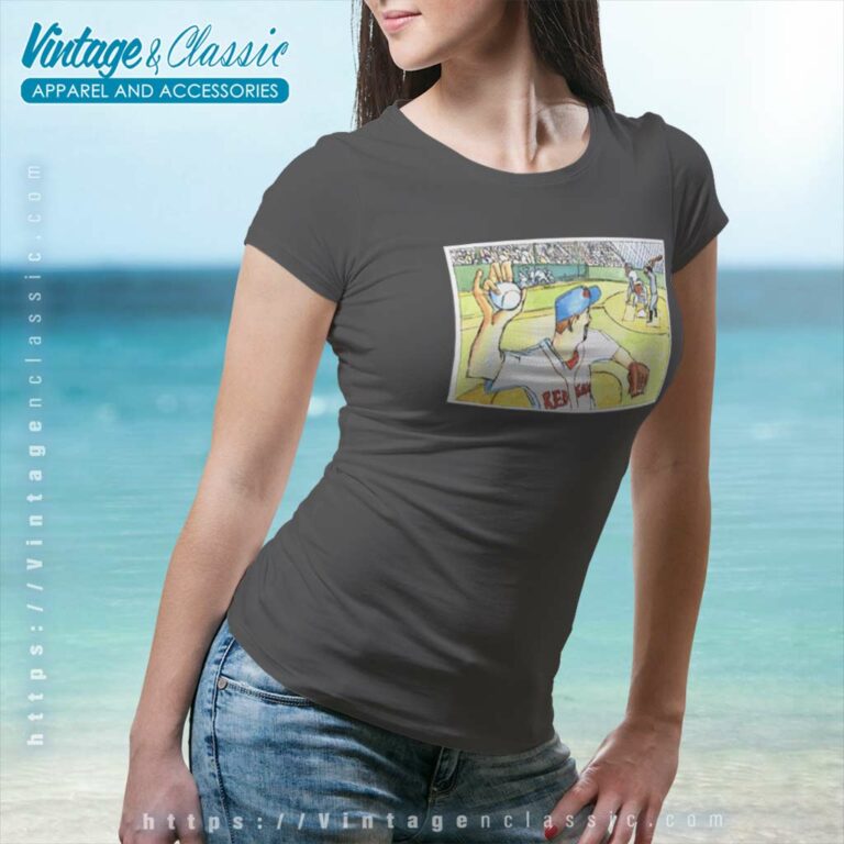 Rare Tim Wakefield Cartoon Women TShirt Rare Tim Wakefield Cartoon Women TShirt