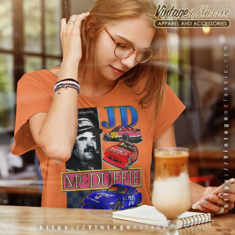Rare Vintage Jd Mcduffie Nascar Women TShirt Rare Vintage Jd Mcduffie Nascar Women TShirt