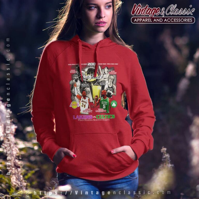 Rare Vintage La Lakers Vs Boston Celtics Hoodie Rare Vintage La Lakers Vs Boston Celtics Hoodie