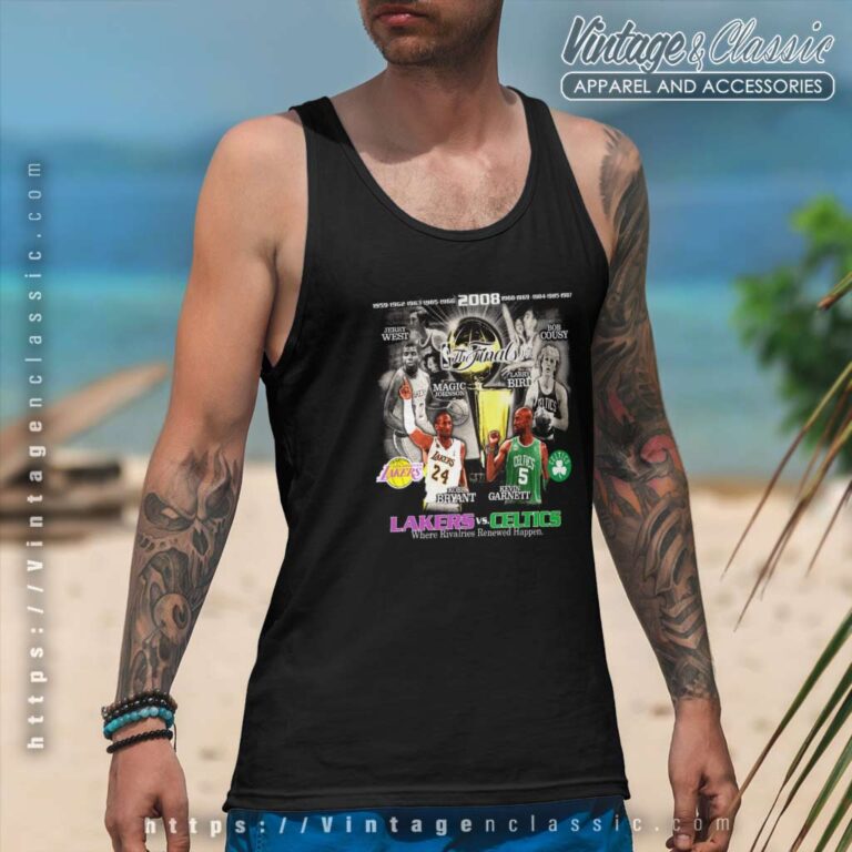 Rare Vintage La Lakers Vs Boston Celtics Tank Top Racerback Rare Vintage La Lakers Vs Boston Celtics Tank Top Racerback