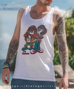 Rasta Taz And Bugs Bunny Irie Barbados Tank Top Racerback