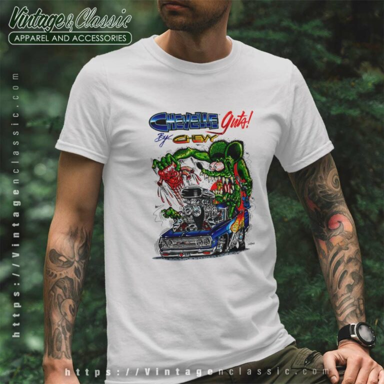 Rat Fink Chevelle Guts T Shirt Rat Fink Chevelle Guts T Shirt