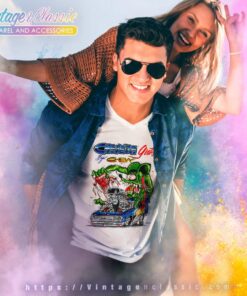 Rat Fink Chevelle Guts V Neck TShirt