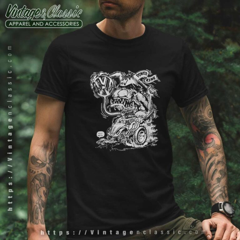 Rat Fink Power King T Shirt Rat Fink Power King T Shirt