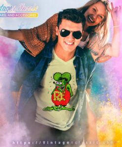 Rat Fink Shirt Weirdo Monster V Neck TShirt